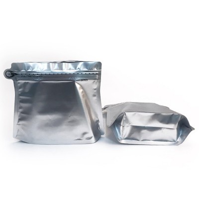 Resealable aluminum foil zip pouch bag china tea leaf packaging with valve