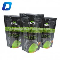 aluminum foil zip lock standup pouches tea packaging bags