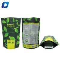 plastic colored resealable pouches zip lock packaging green tea bags